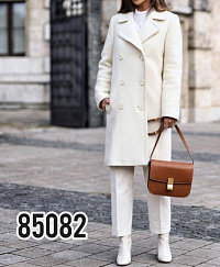 85082 Пальто женское КРЕМ Дубай, кг 85082 Пальто женское КРЕМ Дубай, кг